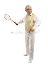20 -30-ndad tennisemängija kollaseruudulise vestiga