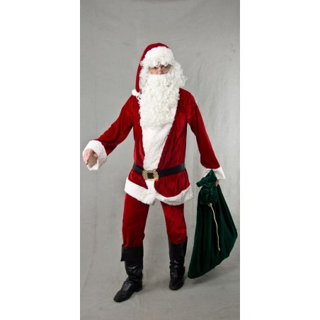 Jõuluvana lühikeses ümarate hõlmadega kuues