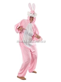 Roosa valge kõhuga jänes...