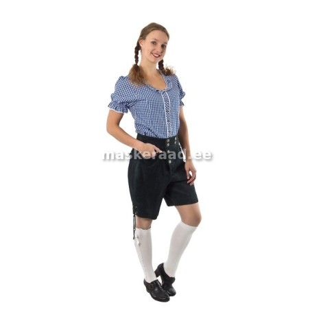 Baieri tüdruk tumesinistes nahkpükstes