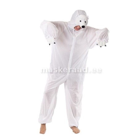 Jääkaru kostüüm täiskasvanutele