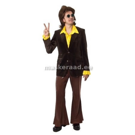 60 -70 ndate pruun pintsak ja alt laienevad püksid