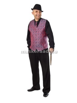 Tumepunase vestiga komplekt