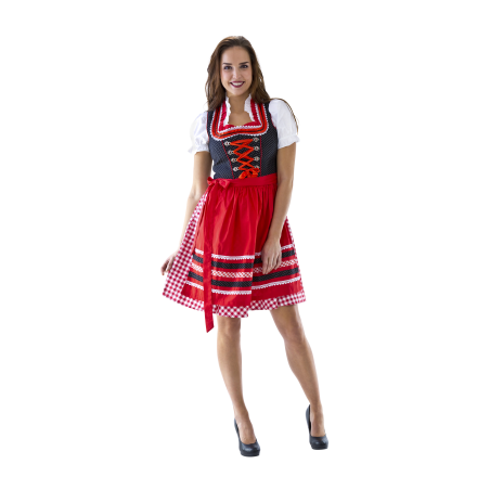 Baieri neiu peentäpulises pihikus ja punase põllega