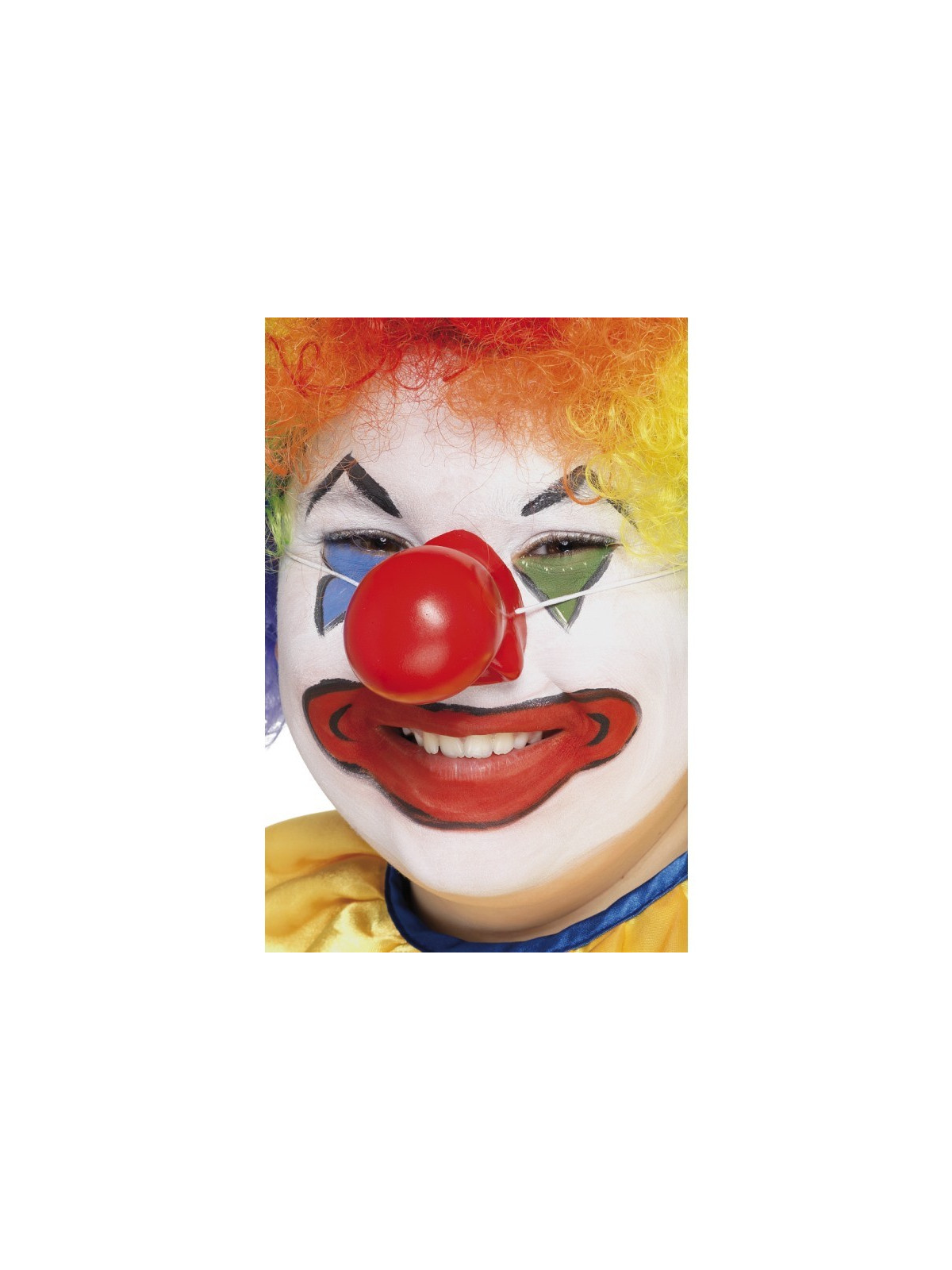 Klouni punane piuksuga nina