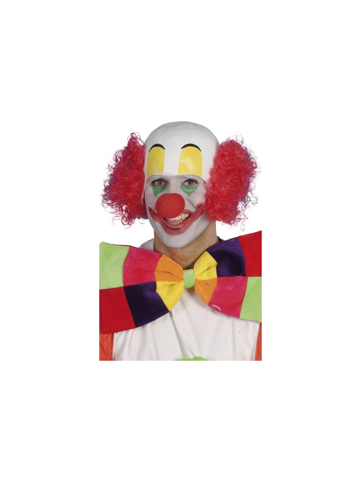 parukas kloun paljas pealagi