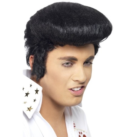Parukas, must Elvis