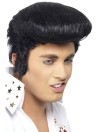 Parukas, must Elvis
