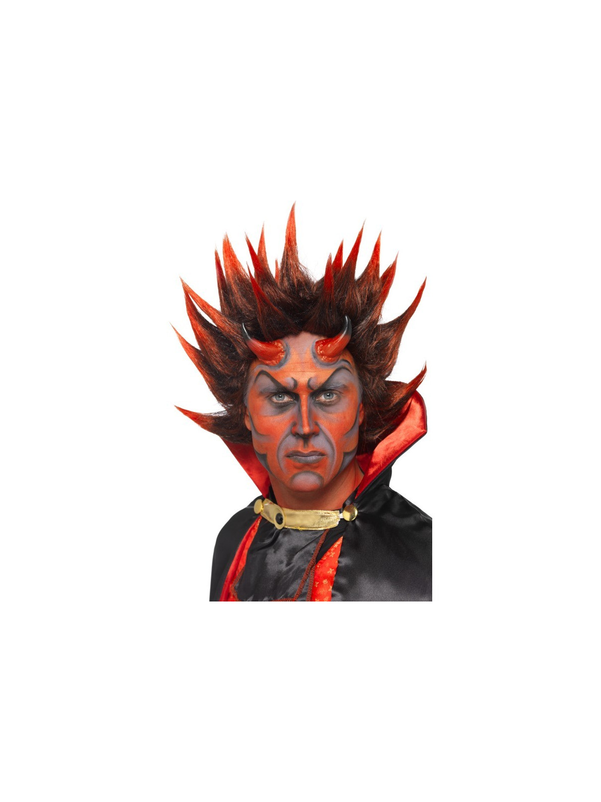 Parukas, punaste ogadega