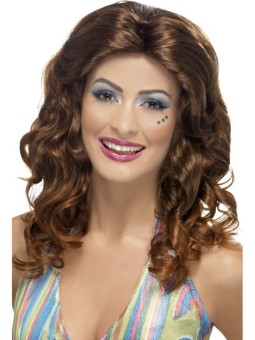 Parukas, punakaspruun, lokkis