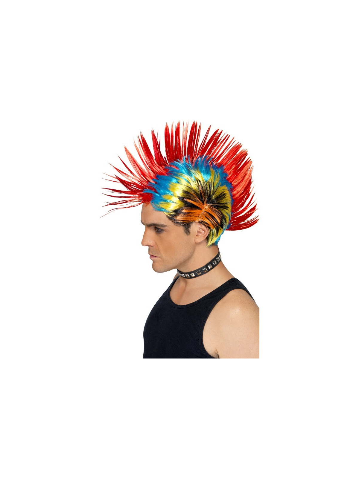 Parukas, punkar, värviline hari