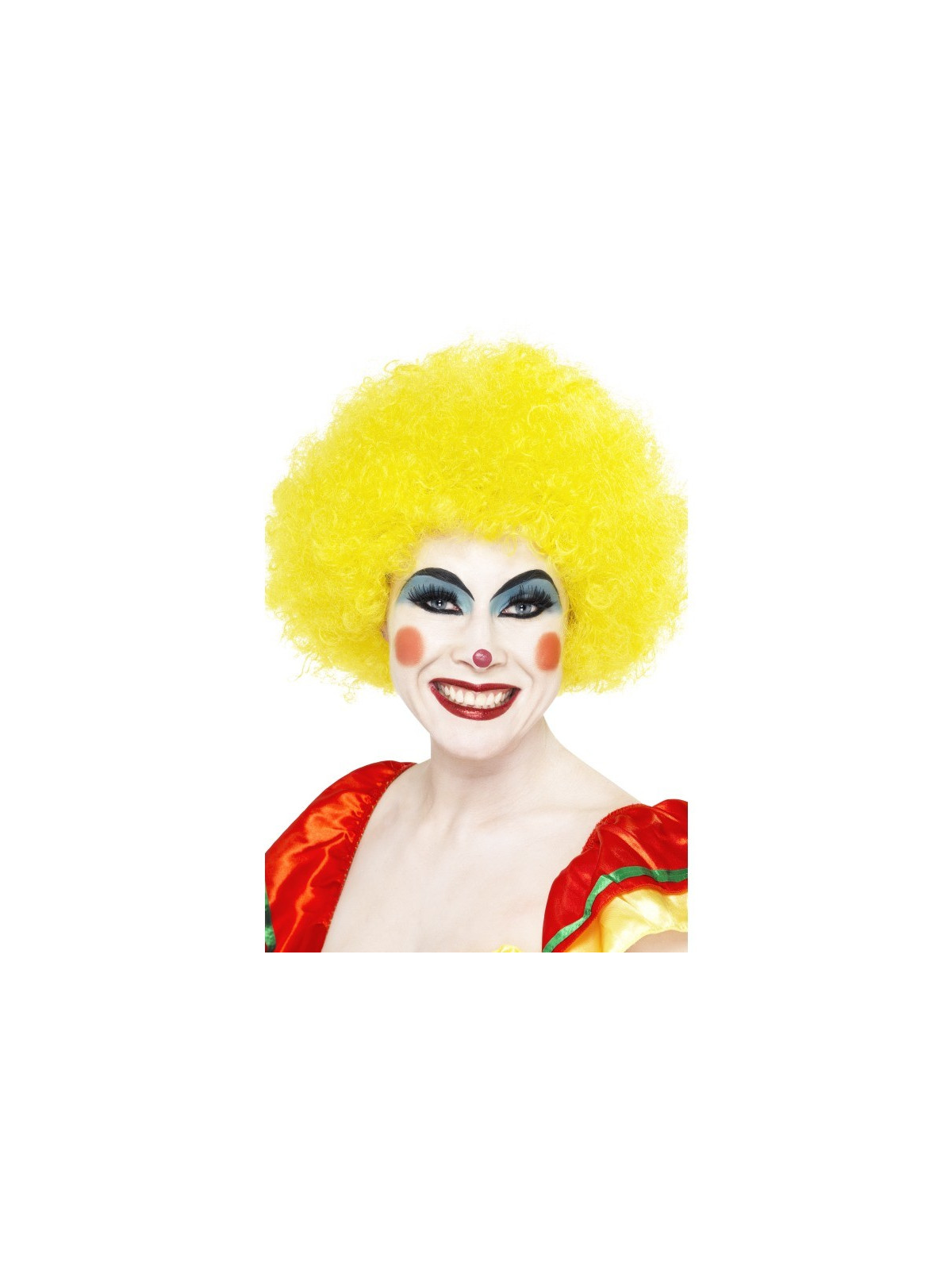 Parukas klouni kollane