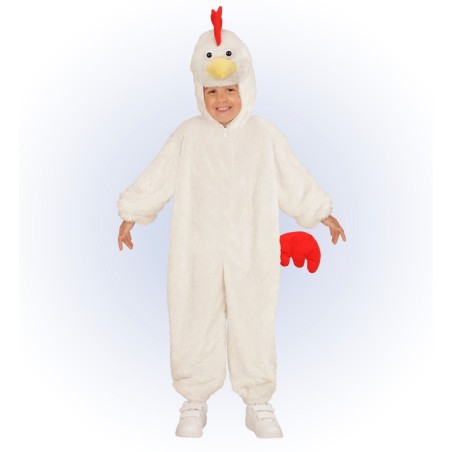 Laste pehme valge kana kostüüm | Maskeraad