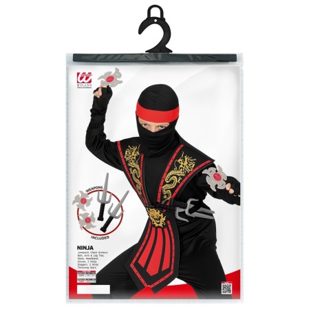 Punane Ninja koos relvadega (140 cm) | Maskeraad