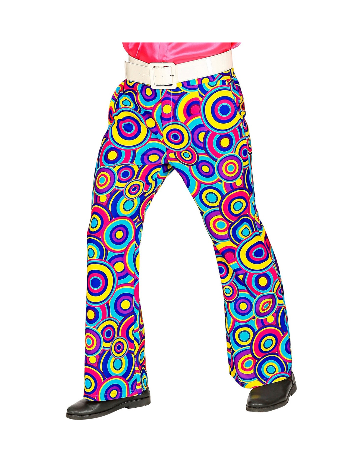 Meeste värvilised ringimustrilised püksid | Maskeraad