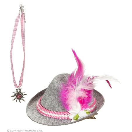 "BAVARIAN" (mini hat & necklace)