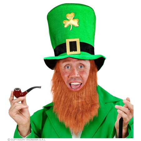 "LEPRECHAUN TOP HAT WITH BEARD"