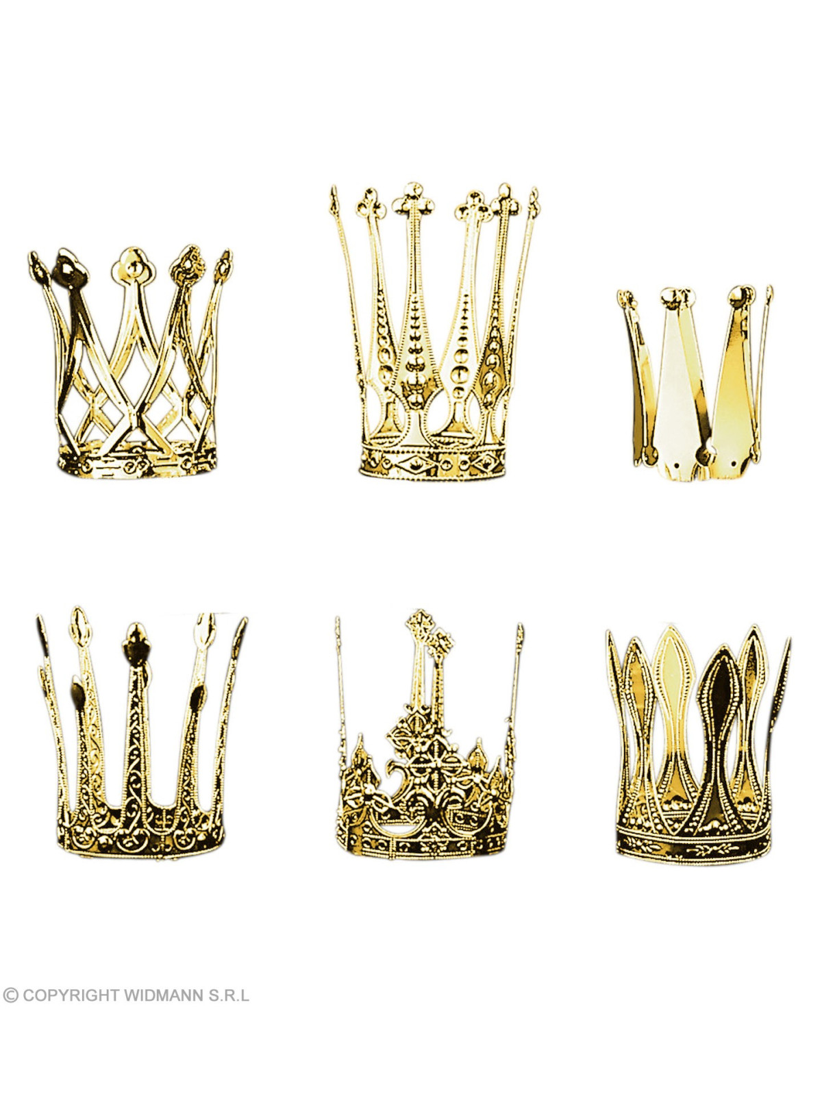 "ALUMINIUM CROWN" 6 styles ass.