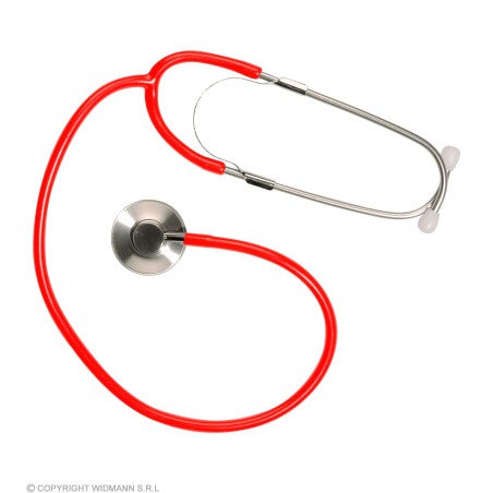 "PROFESSIONAL STETHOSCOPE" red