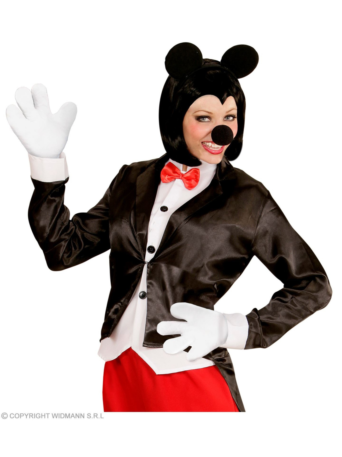 "MOUSE" dress-up set (ears, nose, gloves)