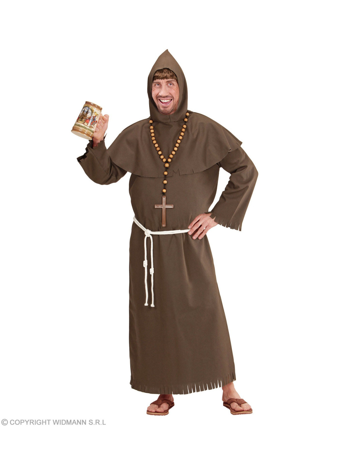 "MONK" (robe, belt, hood) S