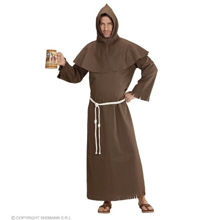 "MONK" (robe, belt, hood) S