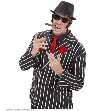 "STRIPED GANGSTER HAT" deluxe quality