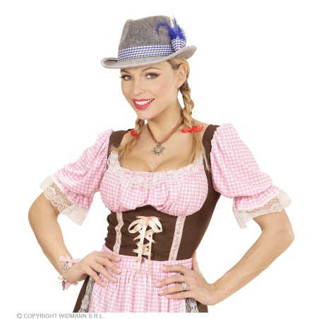 Felt "BAVARIAN FEDORA WITH FEATHERS"