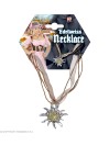 "STRASS EDELWEISS NECKLACE"