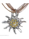 "STRASS EDELWEISS NECKLACE"
