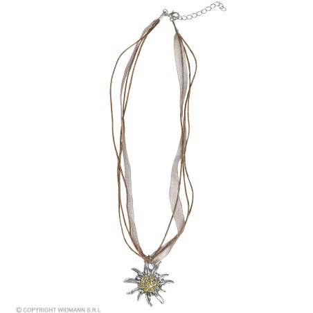 "STRASS EDELWEISS NECKLACE"