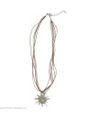 "STRASS EDELWEISS NECKLACE"