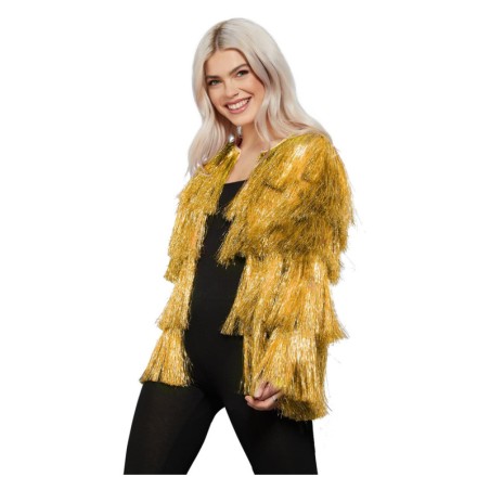 Kuldsete narmastega jakk L/XL