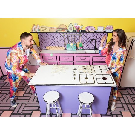 Retro diskodress naiste M