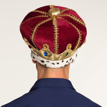 Pehme sametine kalliskividega kroon