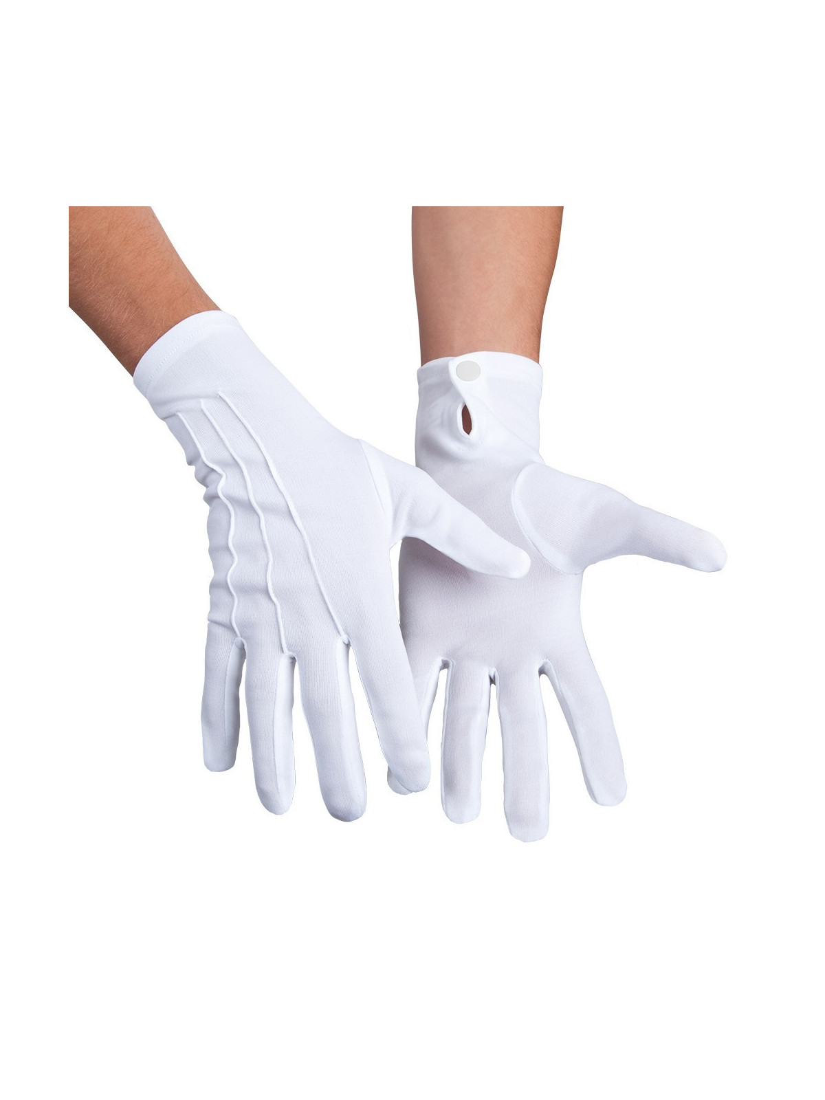 Valged sõrmikud XL | Maskeraad