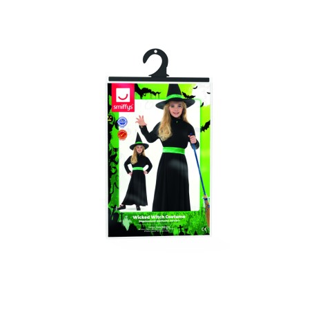 Laste nõia kleit rohelise lindiga | Maskeraad