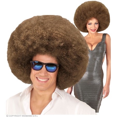 Top quality "BROWN OVERSIZED AFRO WIG" in polybag