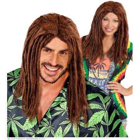 "BROWN DREADLOCKS WIG" in polybag