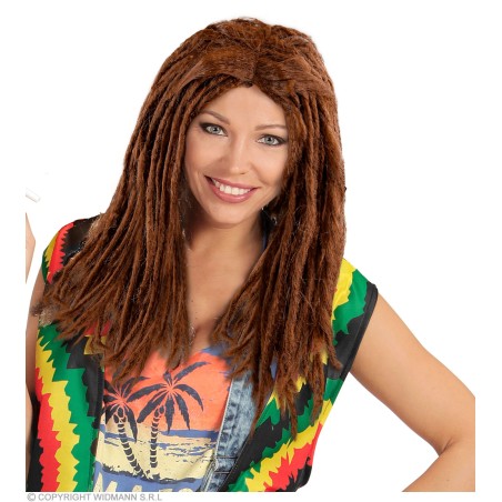 "BROWN DREADLOCKS WIG" in polybag