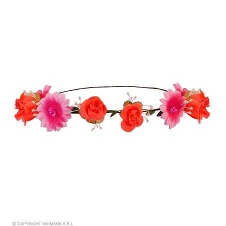 "PINK FLOWER HEADBAND"
