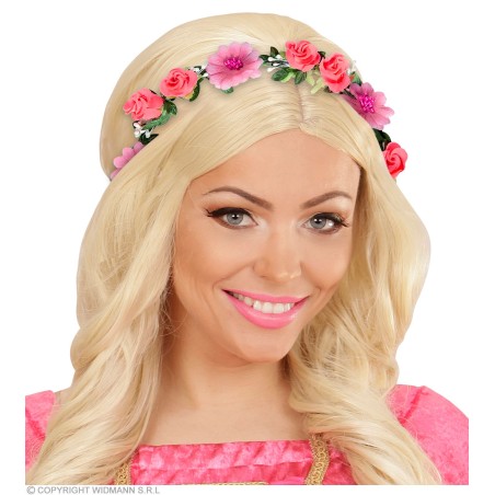 "PINK FLOWER HEADBAND"