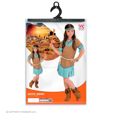 "INDIAN GIRL" (dress, belt, headband)