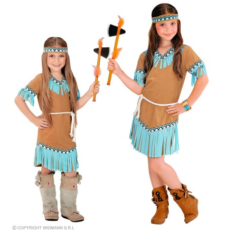 "INDIAN GIRL" (dress, belt, headband)