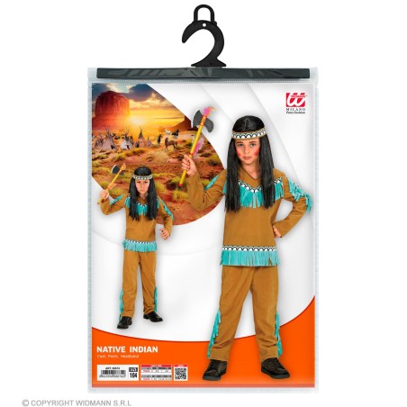 "INDIAN" (coat, pants, headband)