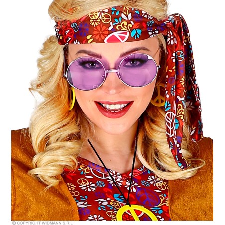 " THE 70s GLASSES WITH PURPLE LENSES"