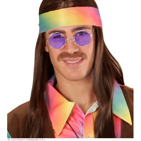 " THE 70s GLASSES WITH PURPLE LENSES"