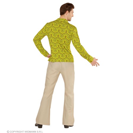 Meeste rohelise mustriga särk | Maskeraad