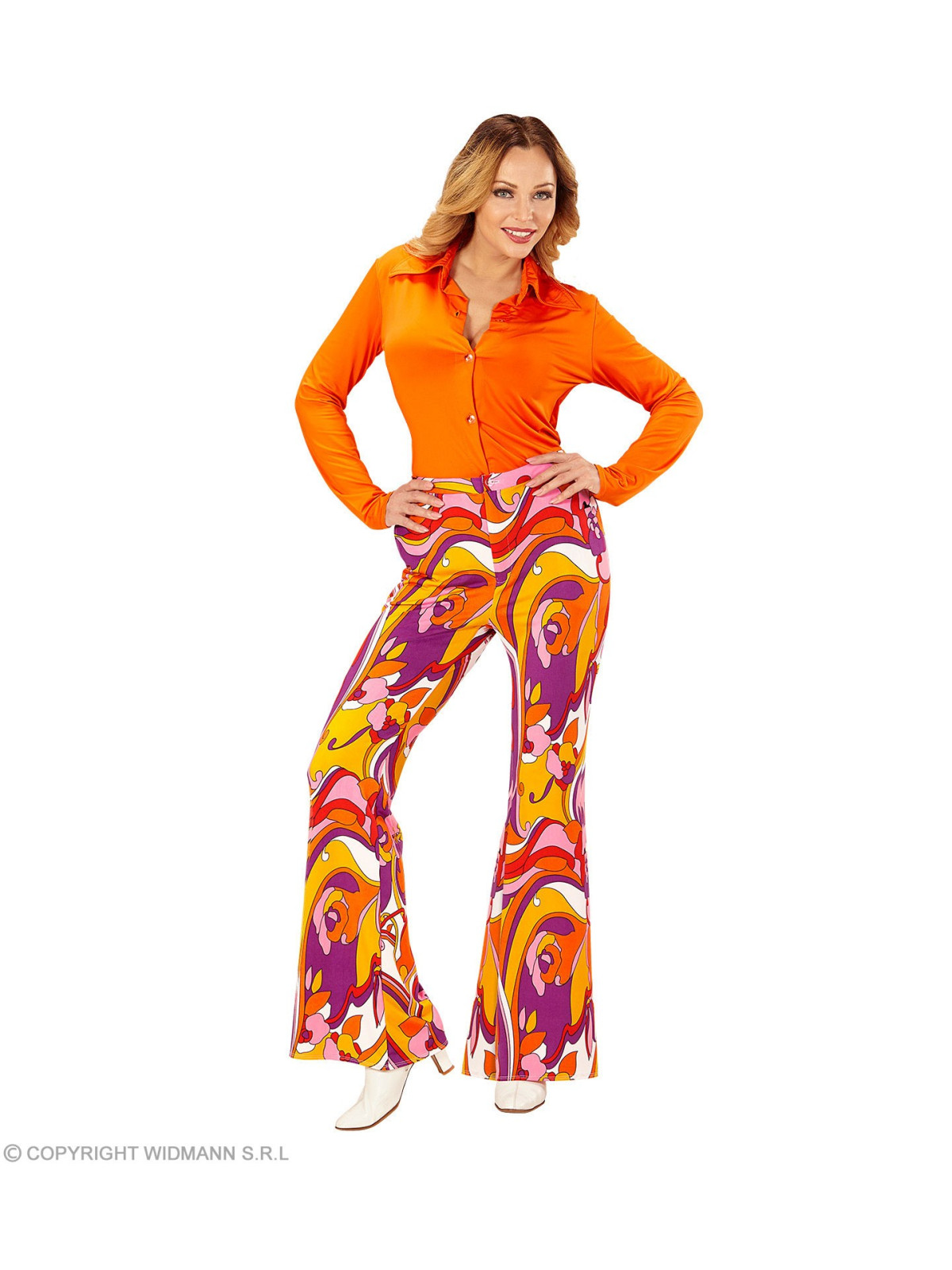 "70s LADY PANTS" orchid