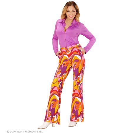 "70s LADY PANTS" orchid